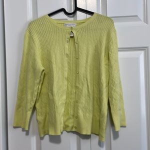 Lime cardigan